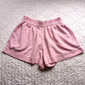 100% Cotton Handmade Shorts 💗 Dusty Rose Pink 💗 Elastic Waist